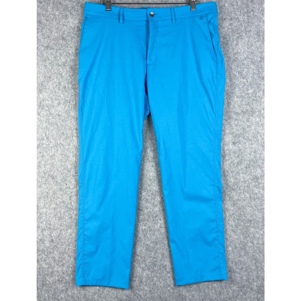 Galvin Green Golf Pants Mens 36x29 Blue Ventil8 Lightweight Stretch Performance
